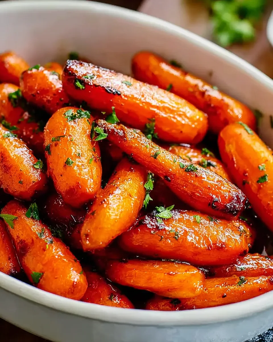 Glazed Roasted Carrots 18 Glazed