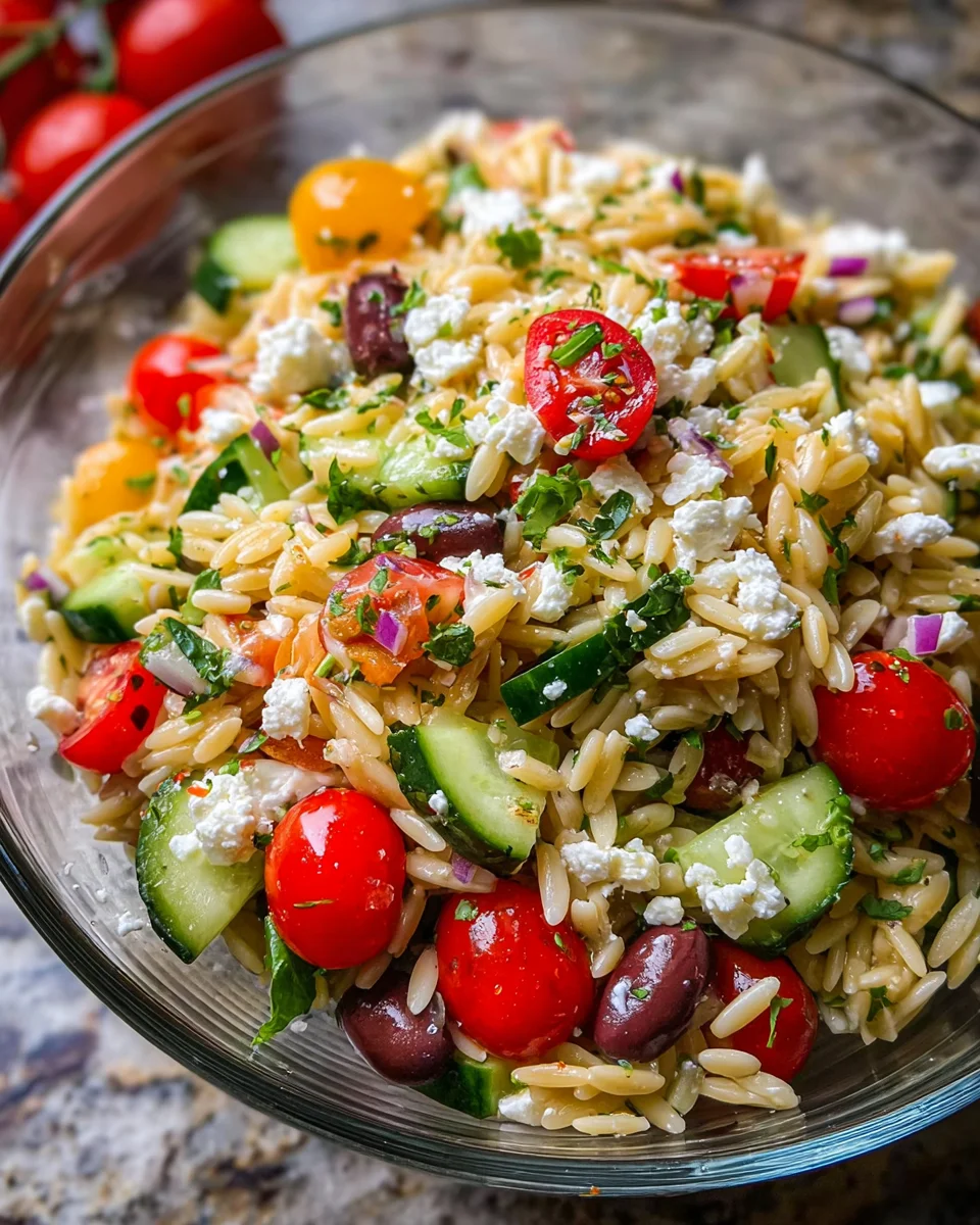 Greek Orzo Salad