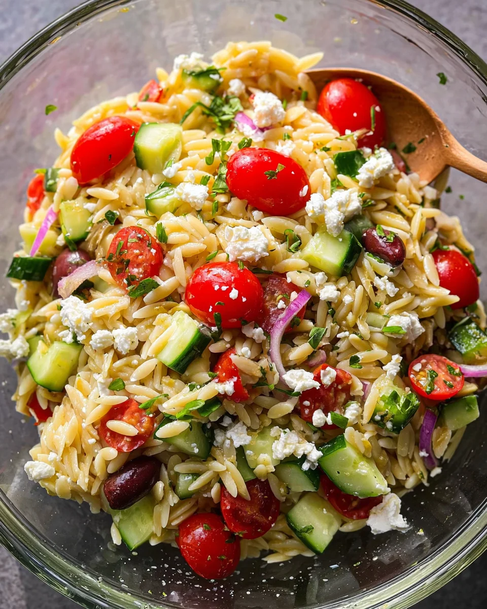 Greek Orzo Salad 26 Greek