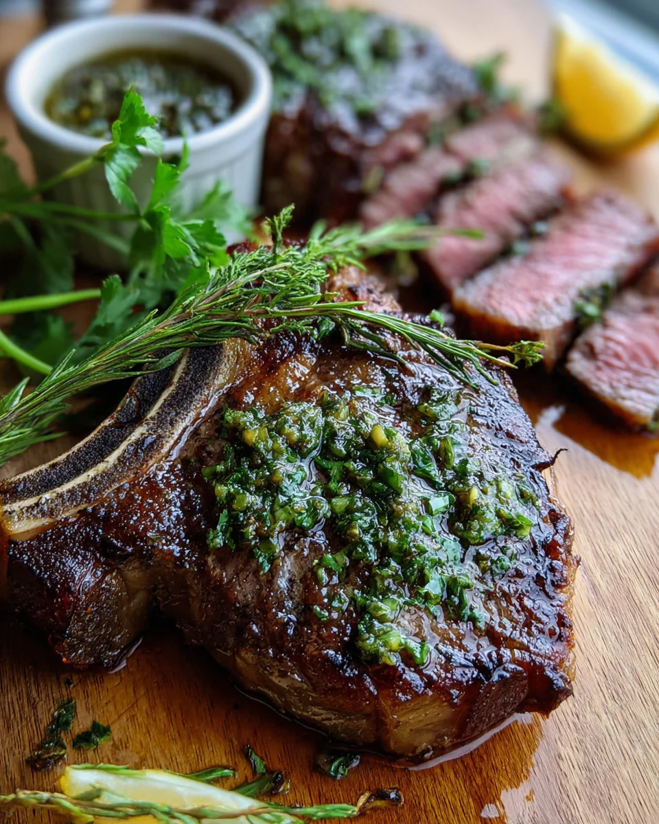 Grilled Flank Steak with Lemon-Herb Sauce 24 Grilled