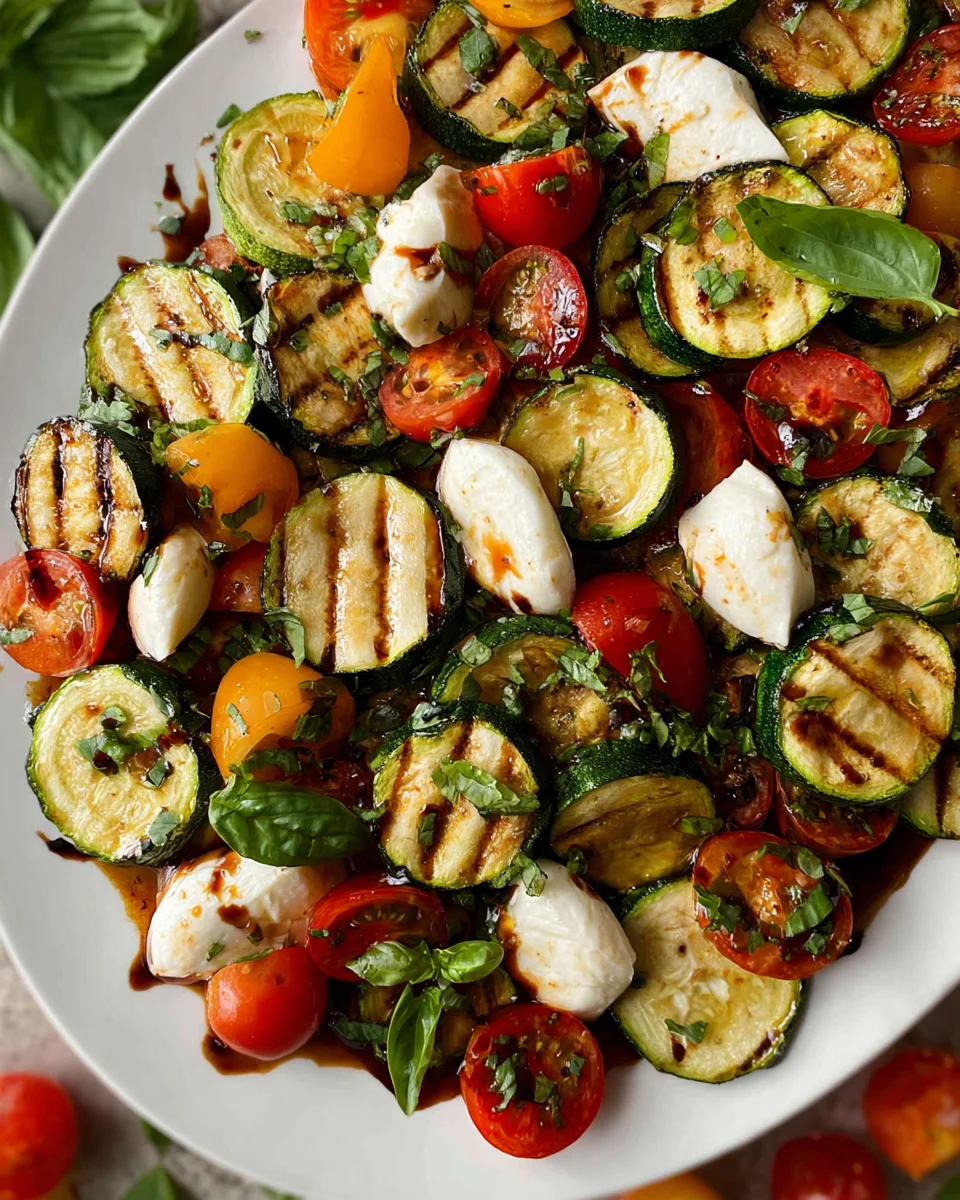 Grilled Zucchini Salad