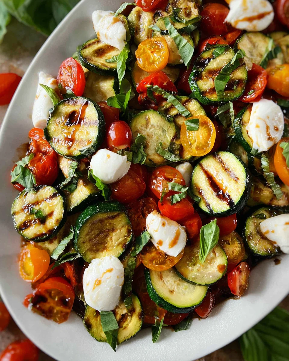 Grilled Zucchini Salad 21 Grilled