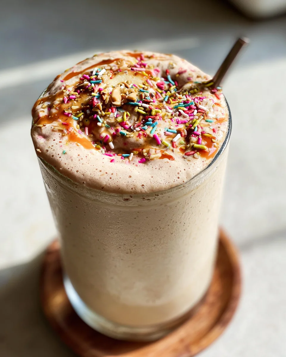 Healthy Vanilla Bean Protein Smoothie