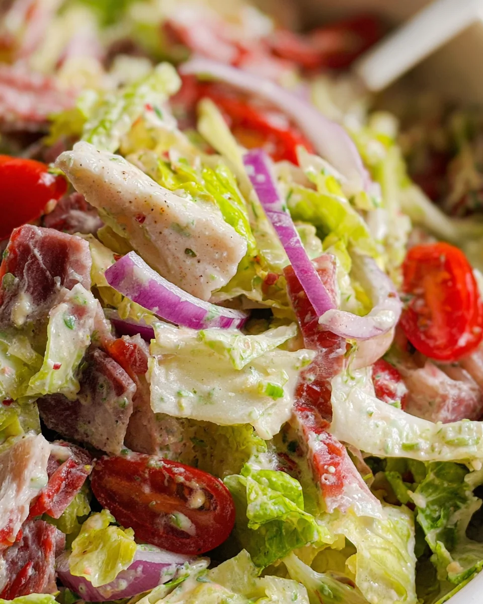 Italian Grinder Salad (Chopped Sub Salad) 26 Italian