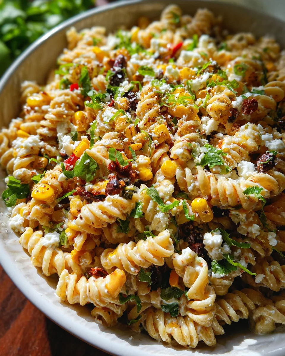 Mexican Street Corn Pasta Salad