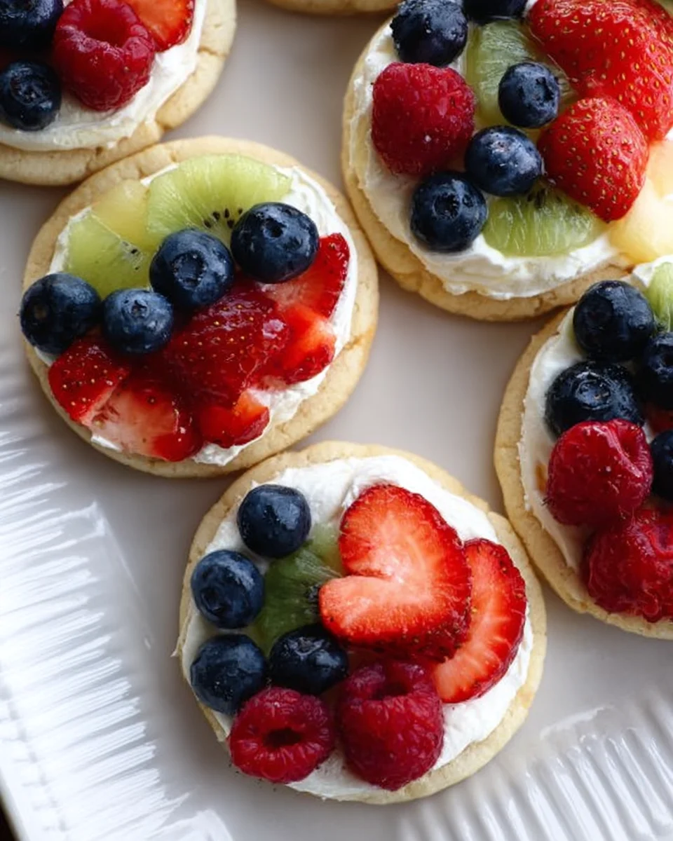 Mini Fruit Pizzas