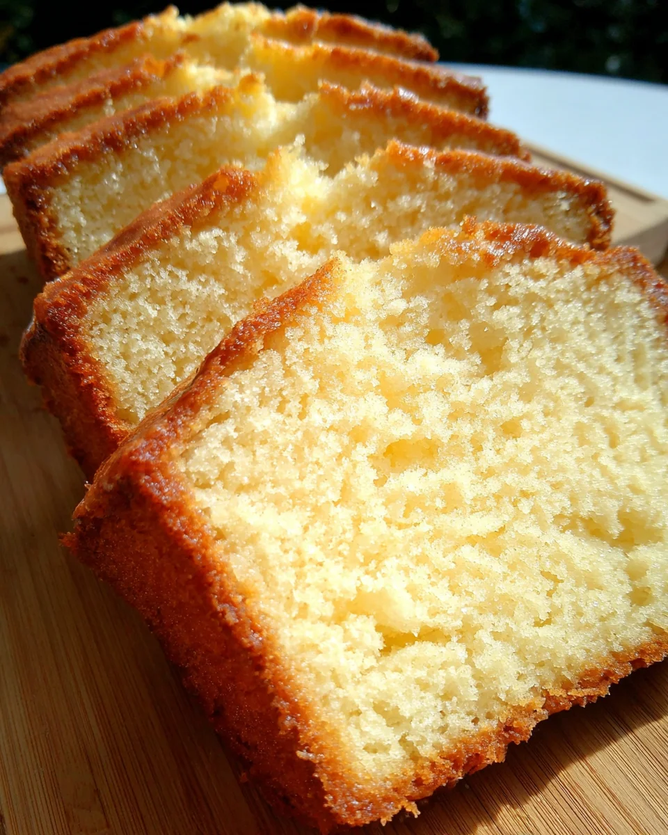 Moist Vanilla Pound