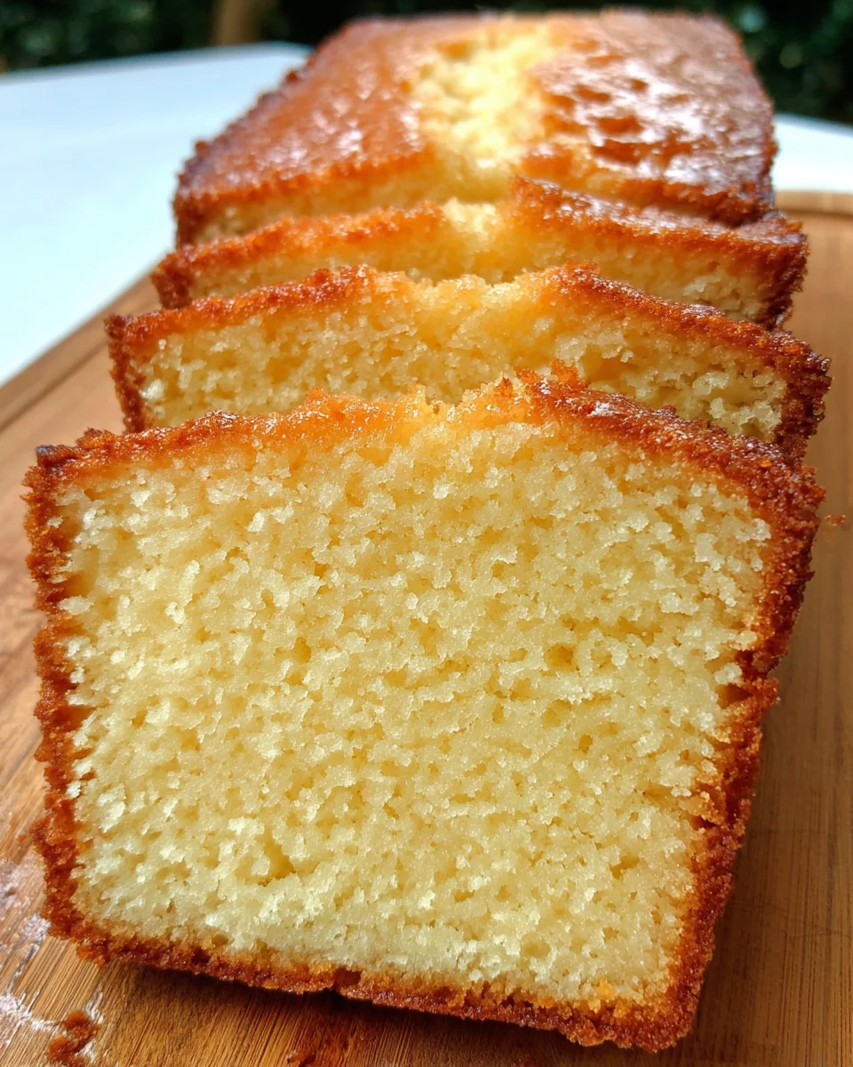 Moist Vanilla Pound 20 Moist