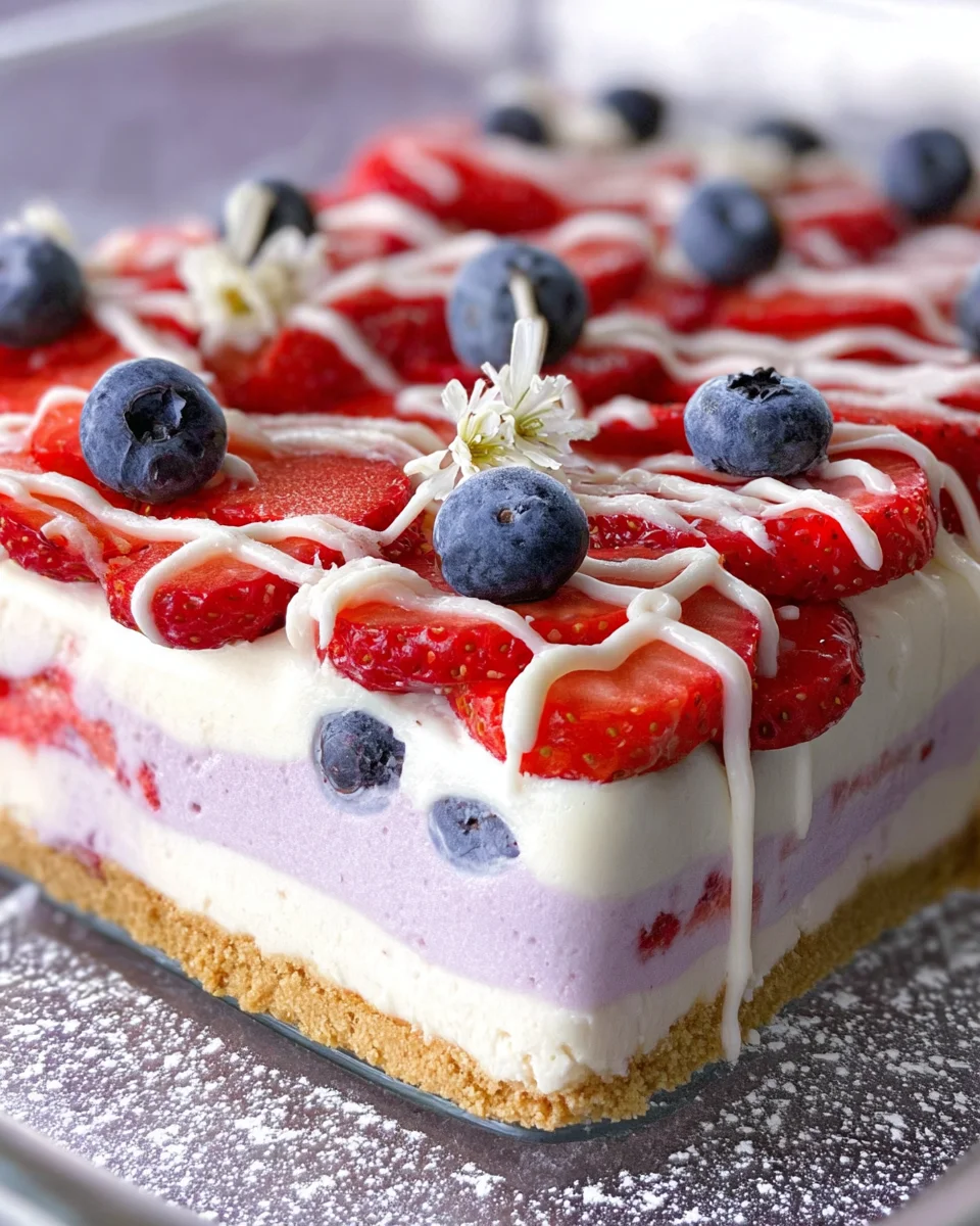 No Bake Summer Berry Delight