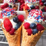 Patriotic Fruit Cones 17 Patriotic Fruit Cones