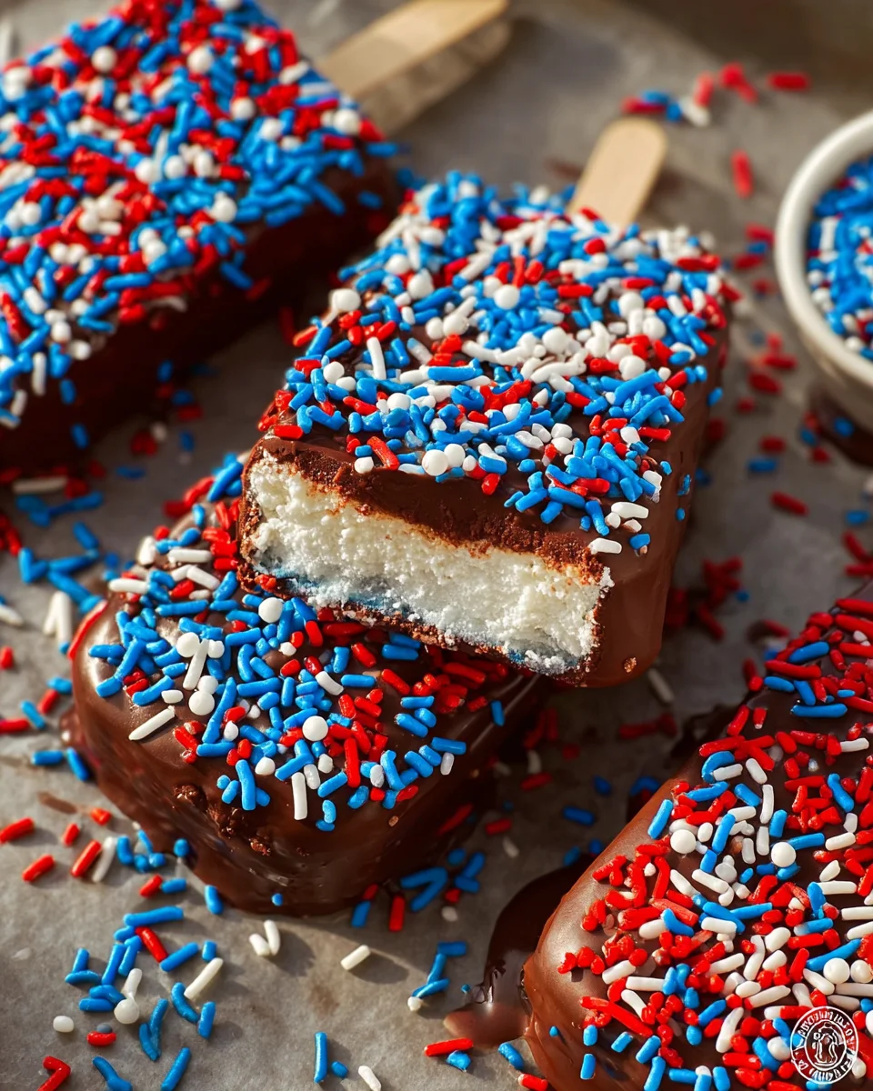 Patriotic Mini Ice Cream Sandwiches 14 Patriotic