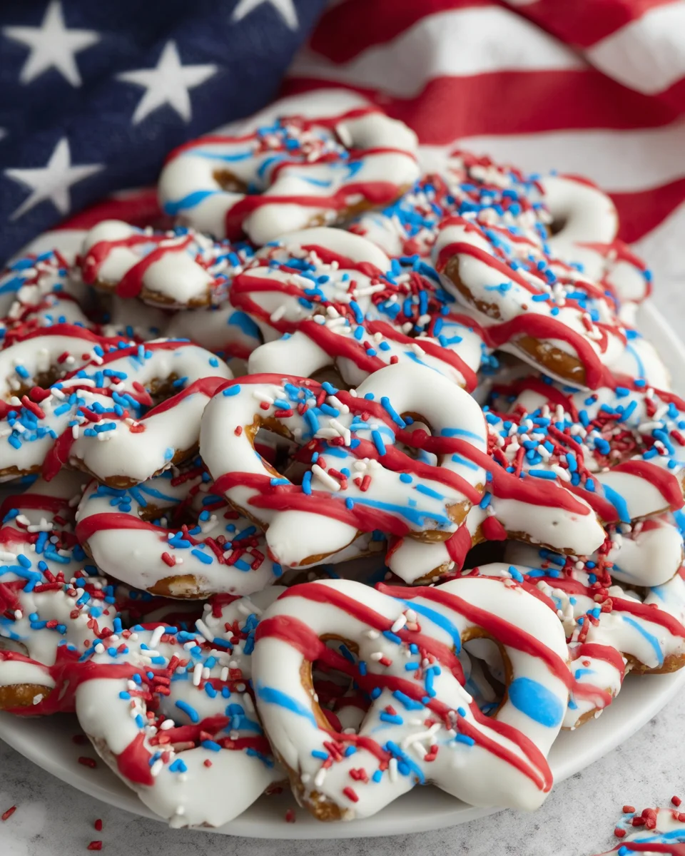Patriotic Pretzels 15 Patriotic Pretzels