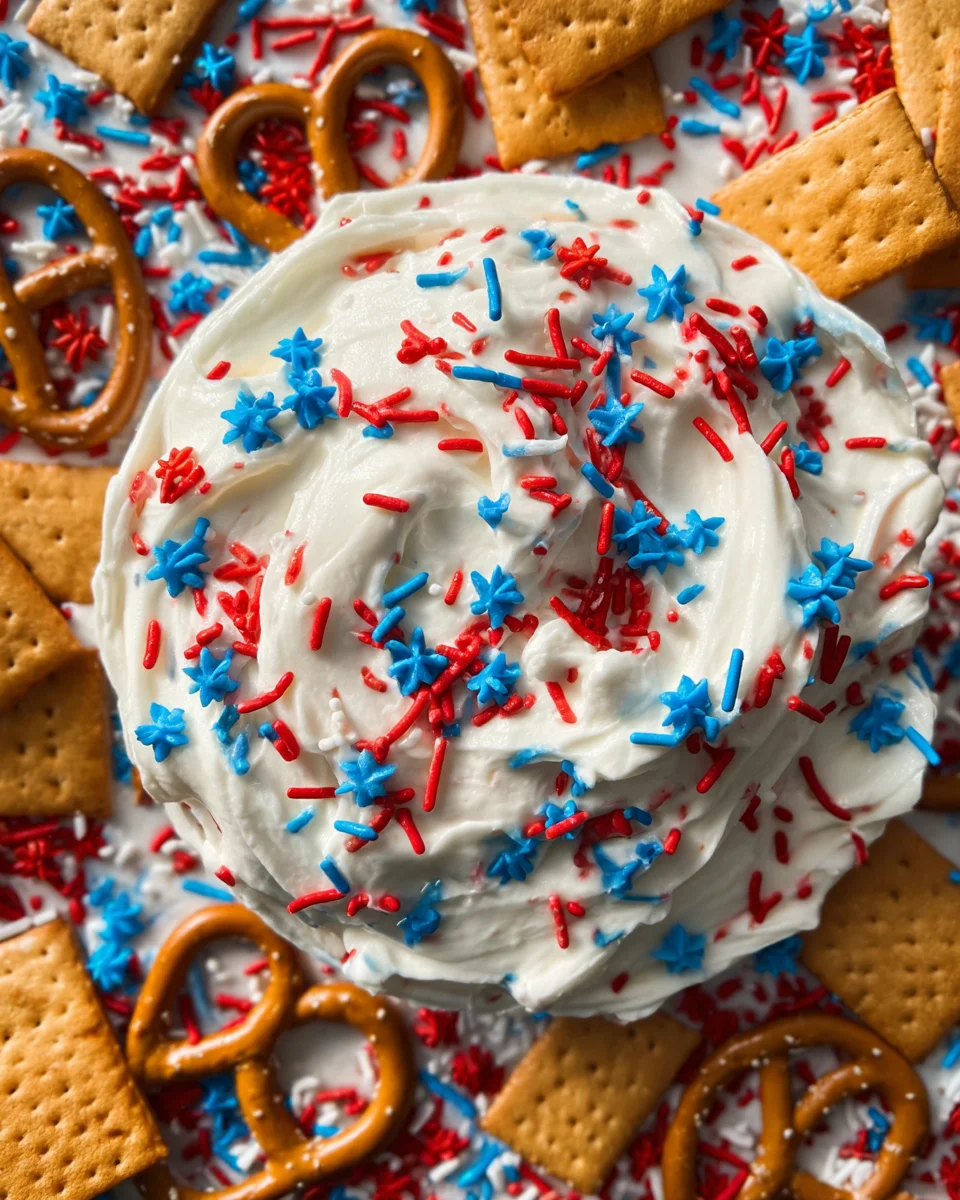 Red, White and Blue Funfetti Dip 14 Red,