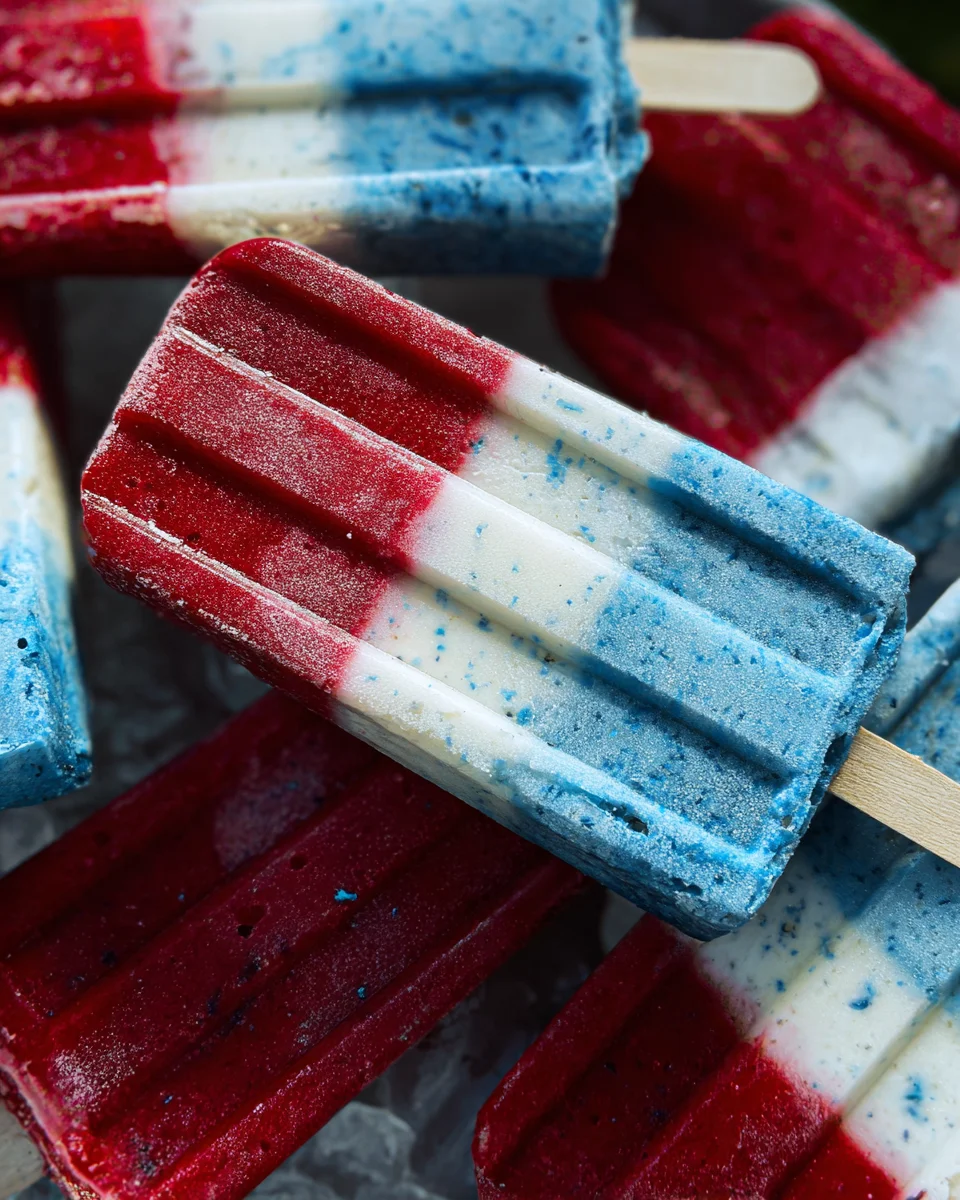 Red White and Blue Popsicles 13 Red