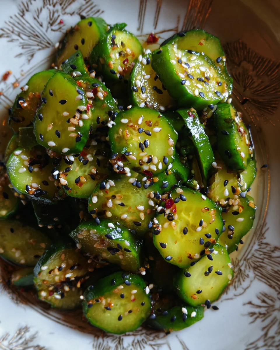 Sesame Cucumber Salad