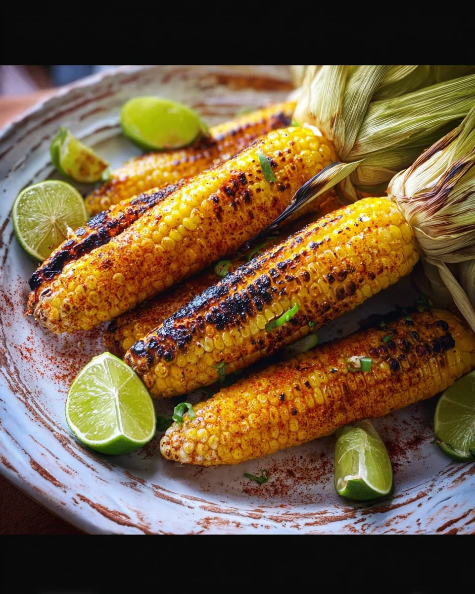 Smoky Barbecued Corn
