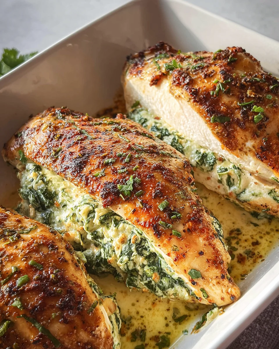 Spinach Stuffed Chicken Fillets 21 Spinach