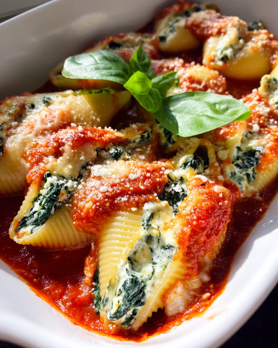 Spinach and Ricotta Stuffed Shells Recipe 19 Spinach