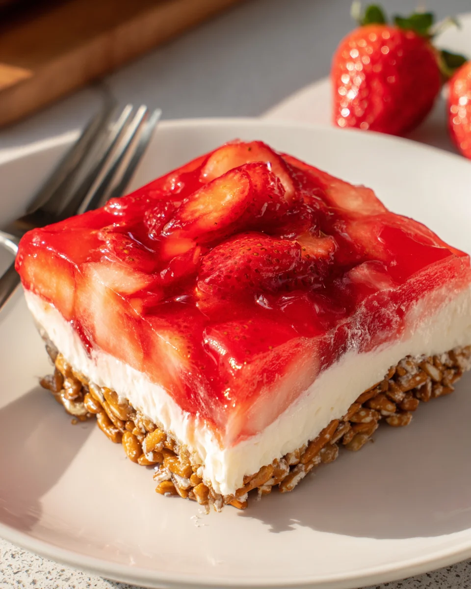 Strawberry Pretzel Salad