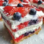Summer Berry Jello Lasagna 23 Summer Berry Jello Lasagna