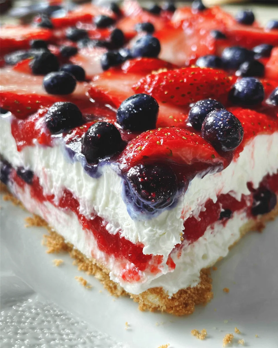 Summer Berry Jello Lasagna 22 Summer
