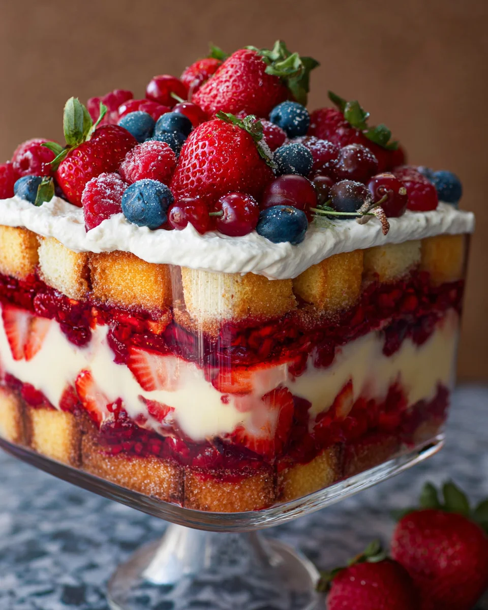 Summer Berry Trifle