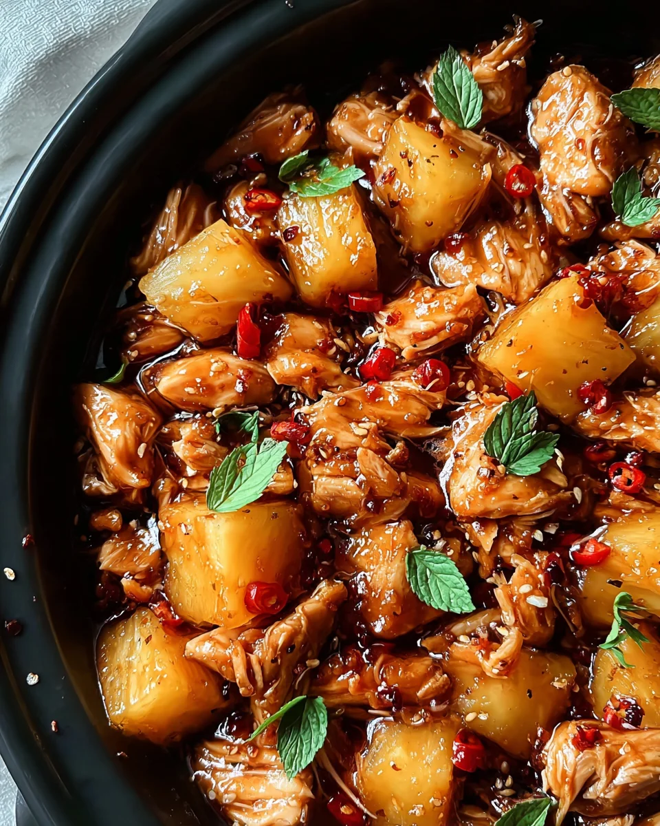 Sweet Hawaiian Crockpot Chicken