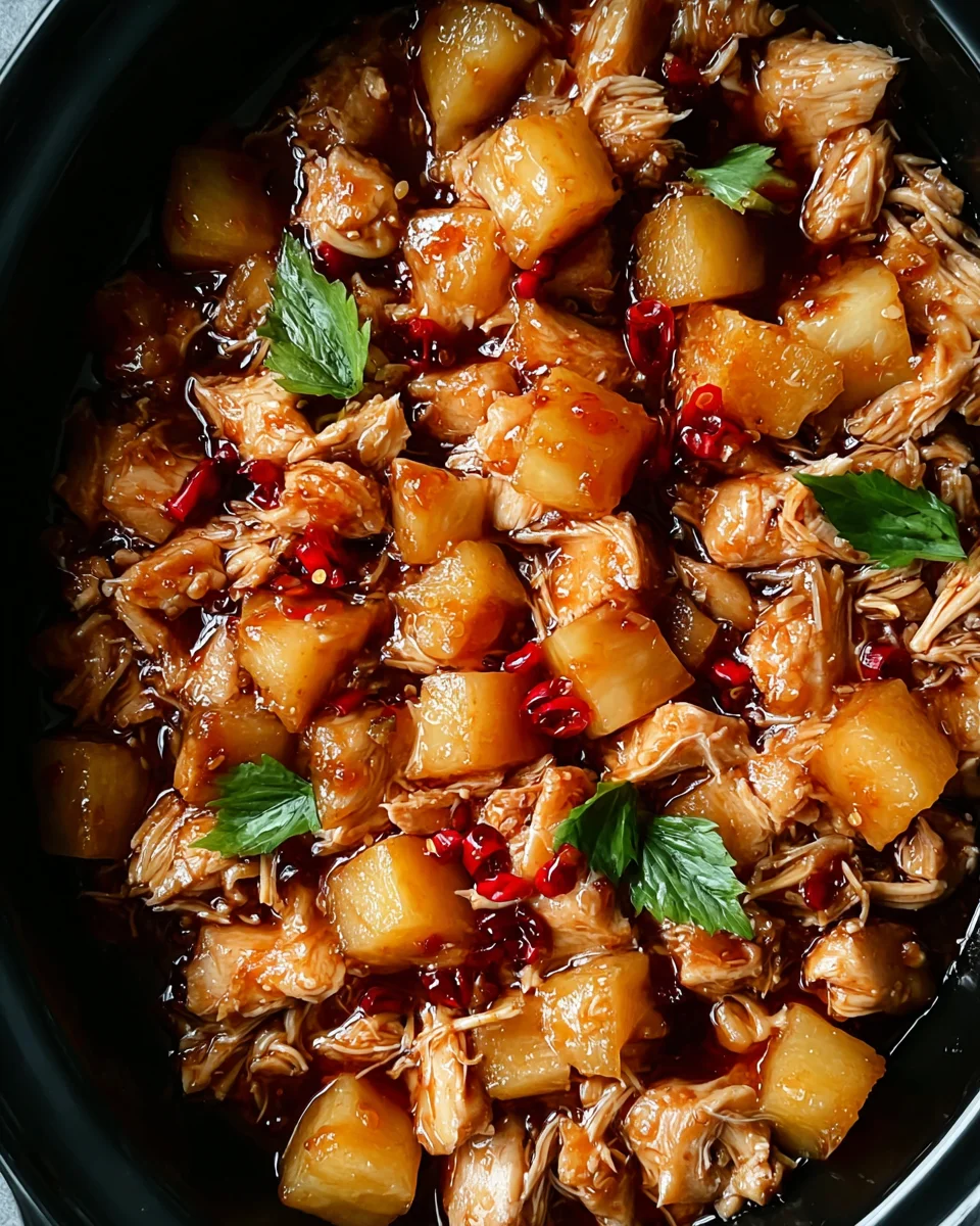 Sweet Hawaiian Crockpot Chicken 24 Sweet