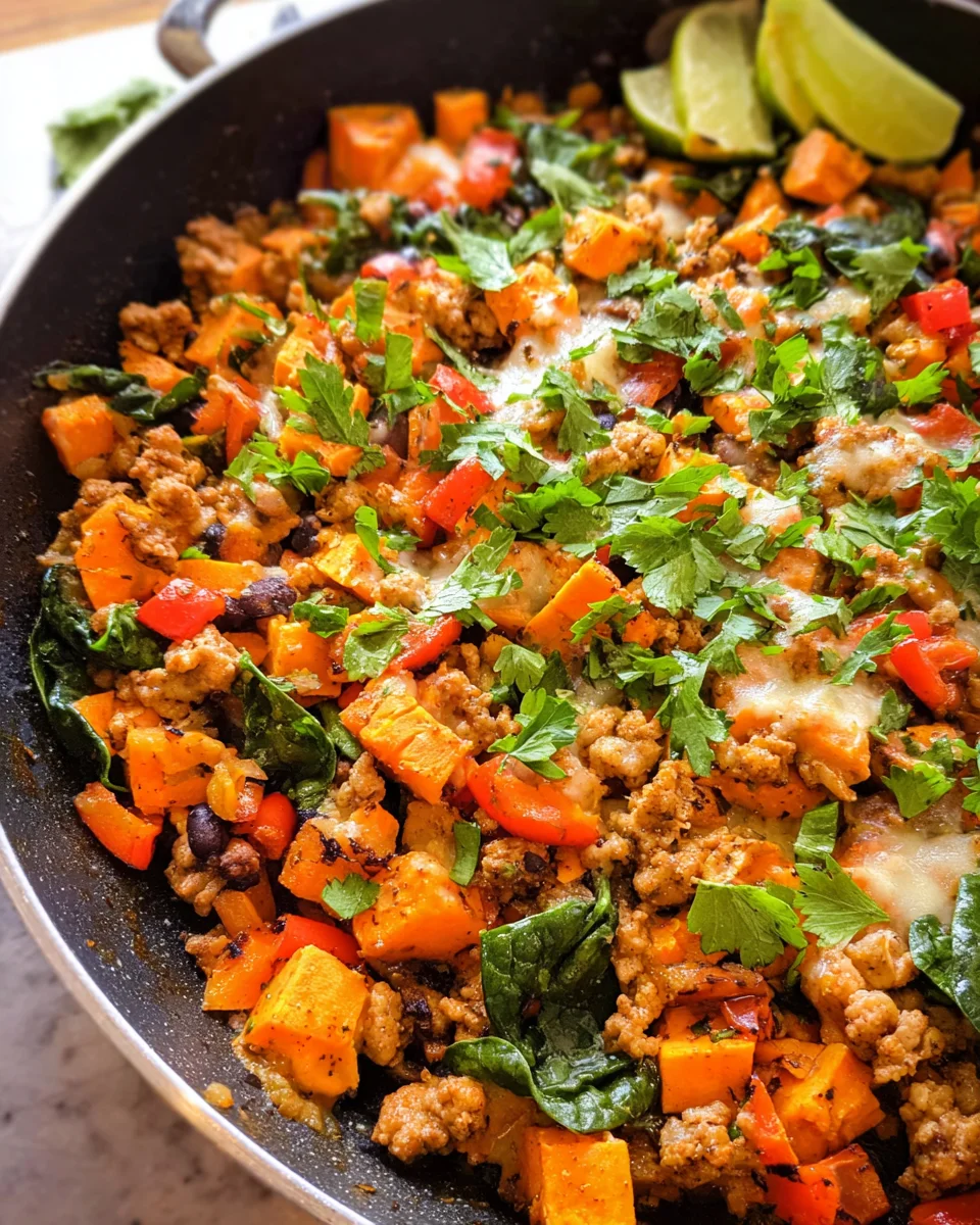 Turkey Sweet Potato Skillet