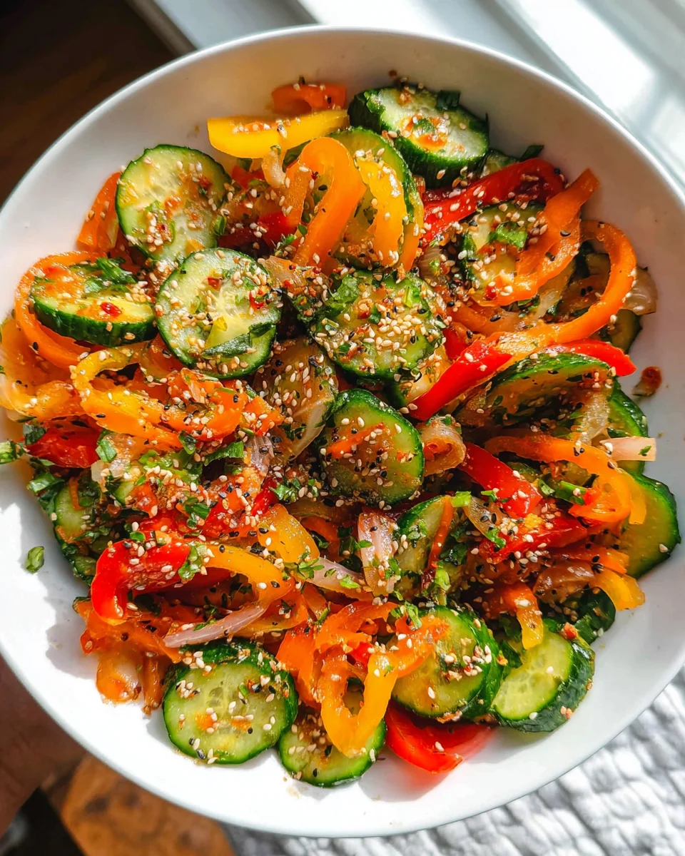 Viral Cucumber Pepper Salad 19 Viral Cucumber Pepper Salad