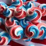 Patriotic Meringue Cookies 13 patriotic meringue cookies