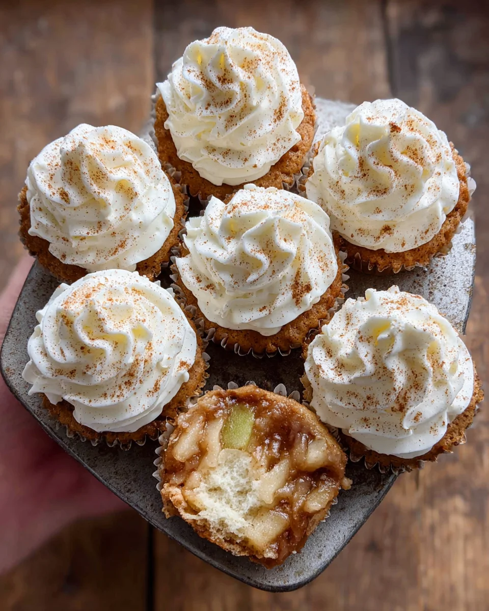 Apple Pie Cupcakes 22 Apple Pie Cupcakes