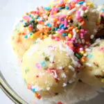 Applesauce Birthday Cake Protein Balls 17 Applesauce Birthday Cake Protein Balls