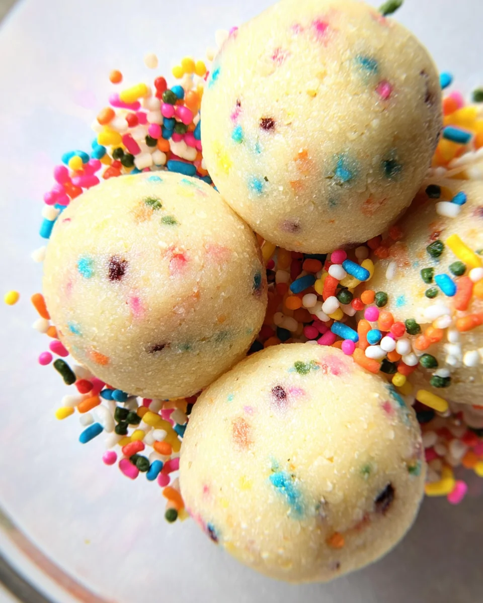Applesauce Birthday Cake Protein Balls 15 Applesauce