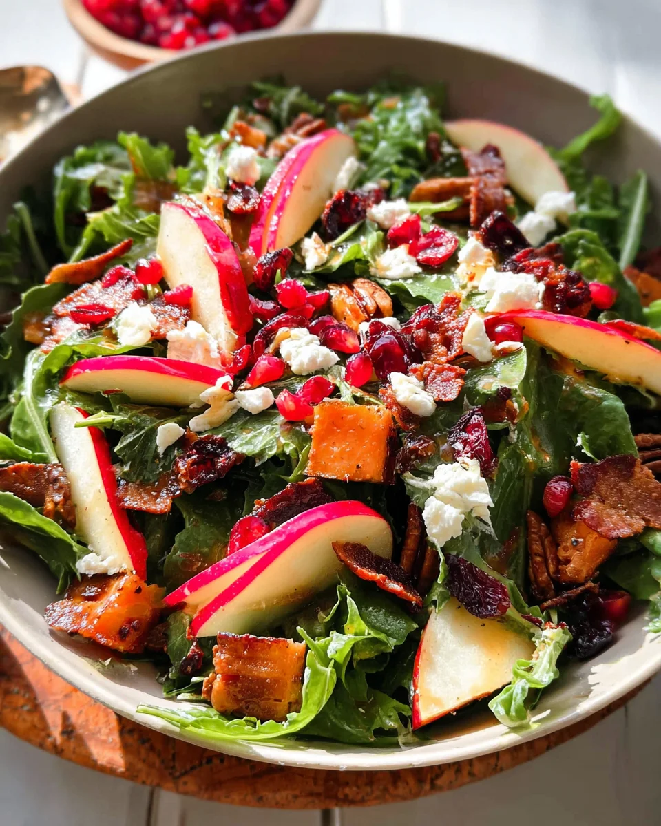 Autumn Salad with Apple Cider Vinaigrette
