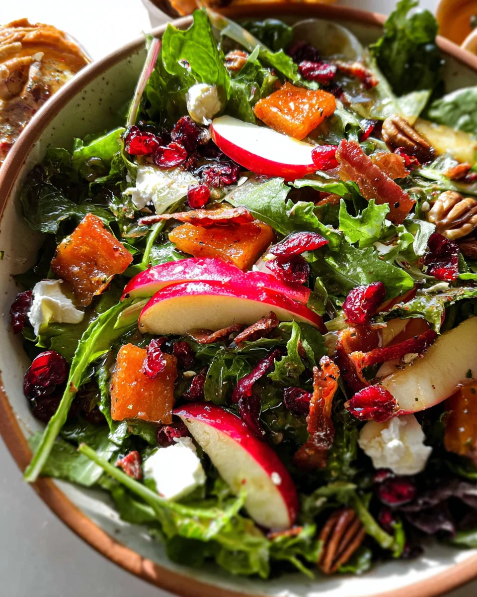 Autumn Salad with Apple Cider Vinaigrette 21 Autumn