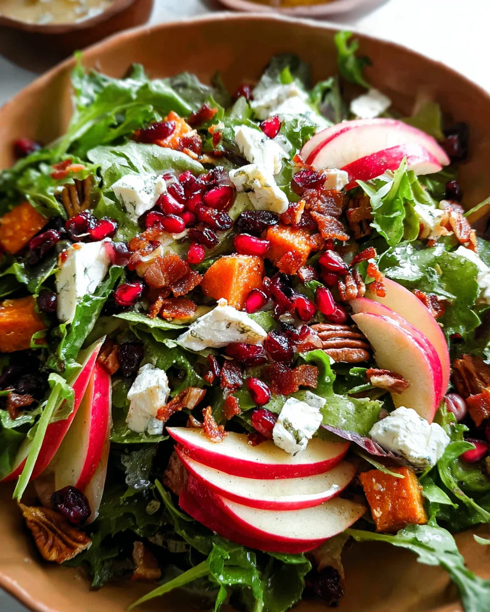 Autumn Salad with Apple Cider Vinaigrette 22 Autumn
