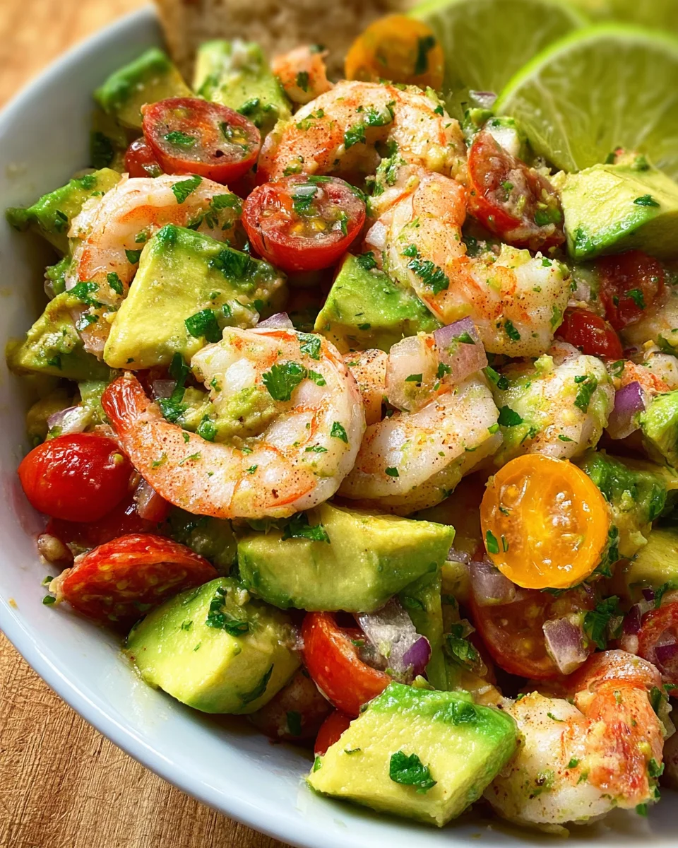 Avocado Salsa Shrimp Salad 24 Avocado Salsa Shrimp Salad