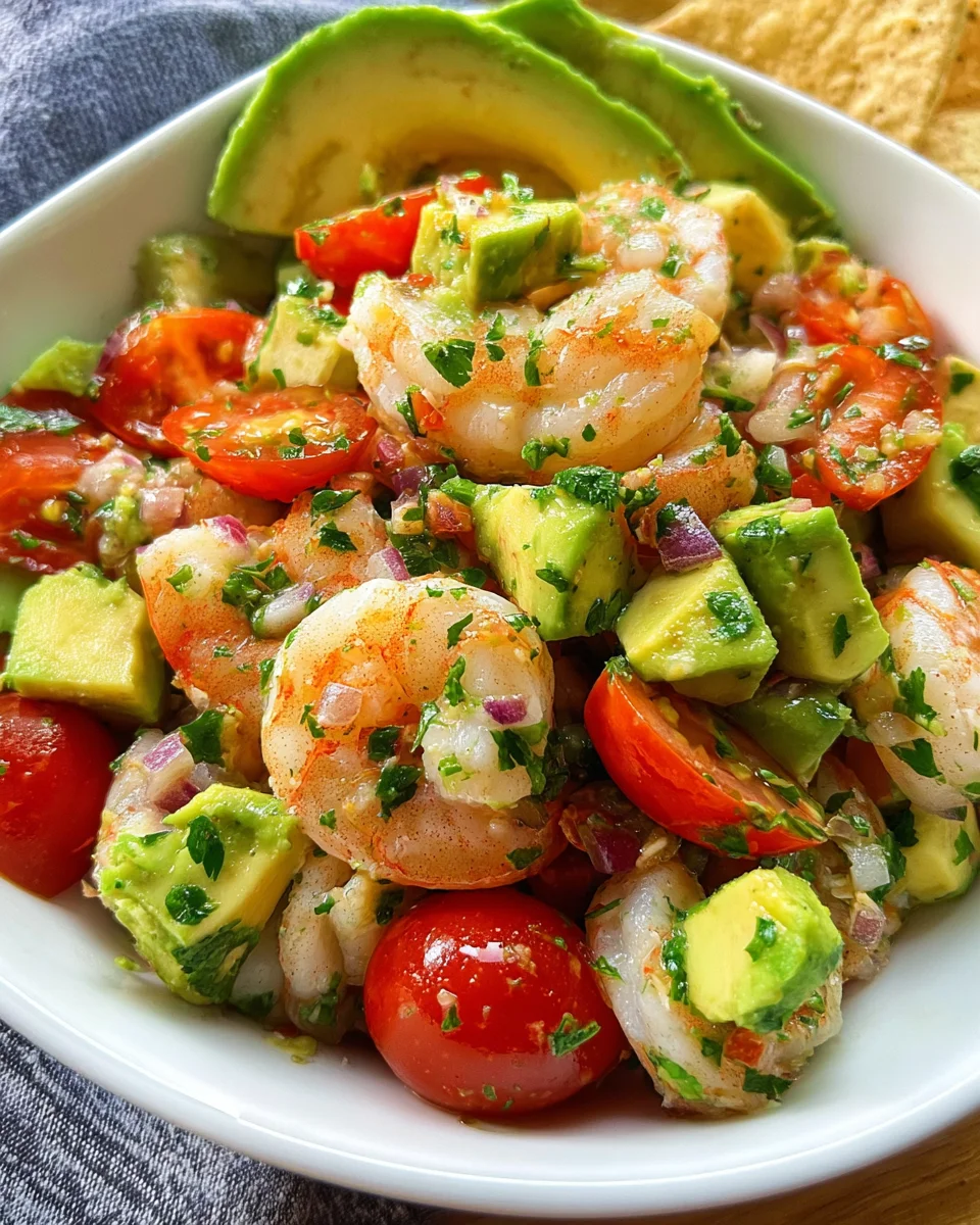 Avocado Salsa Shrimp Salad 21 Avocado