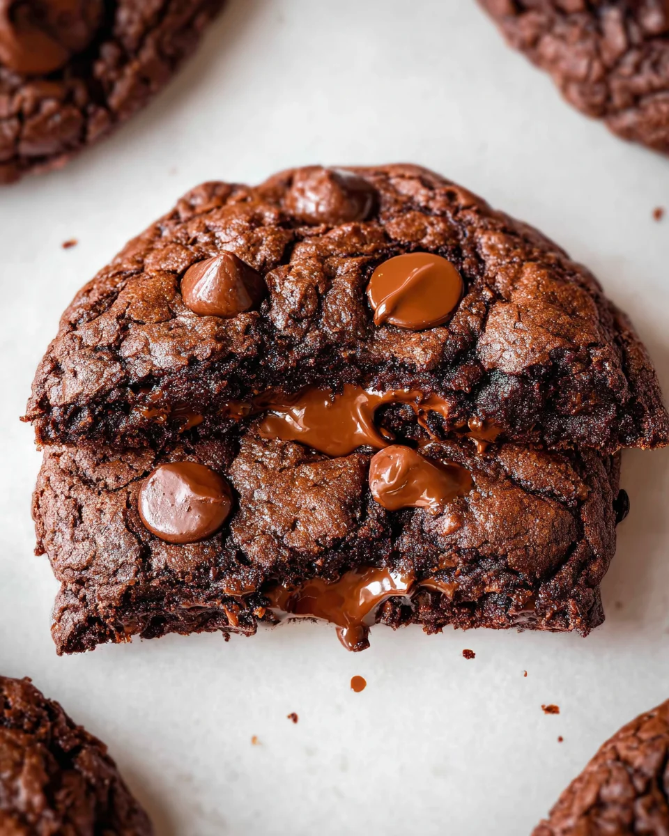 Bakery Style Double Chocolate Chip Cookies 21 Bakery