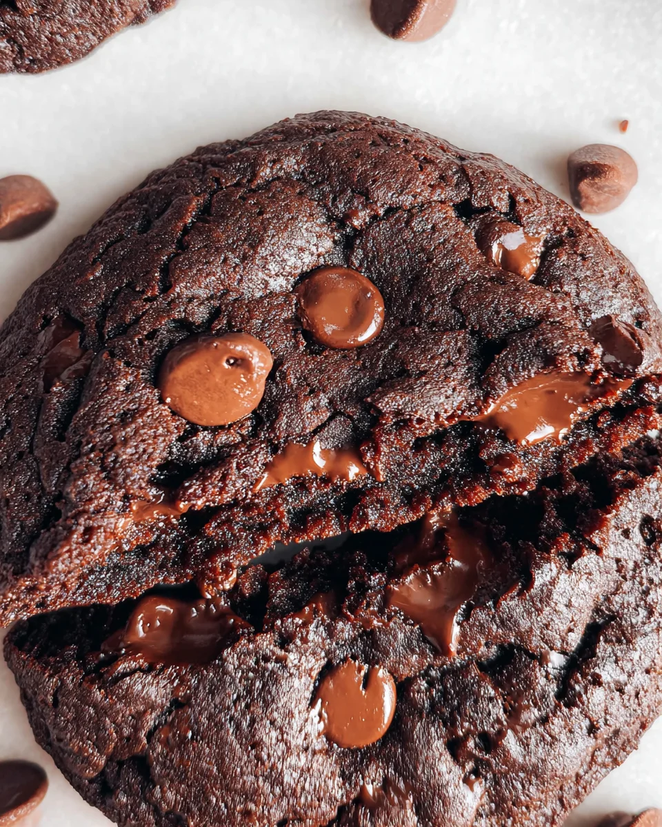 Bakery Style Double Chocolate Chip Cookies 22 Bakery