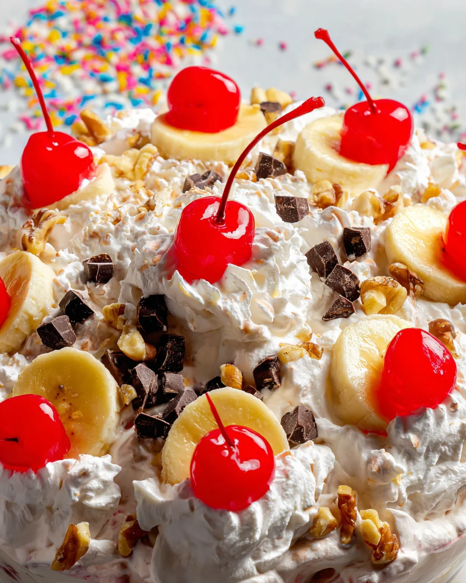 Banana Split Fluff Salad