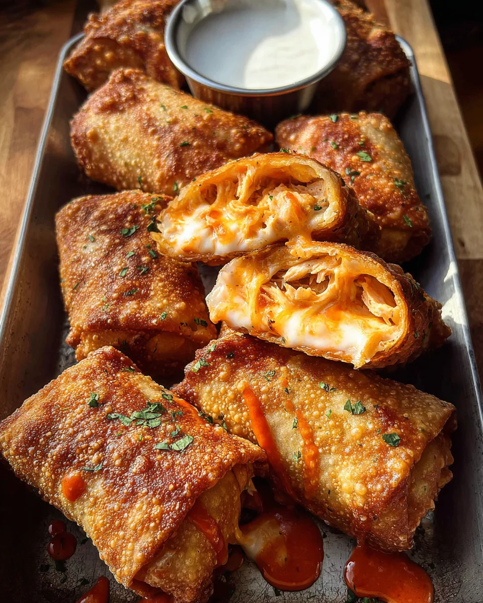 Buffalo Chicken Egg Rolls 19 Buffalo Chicken Egg Rolls