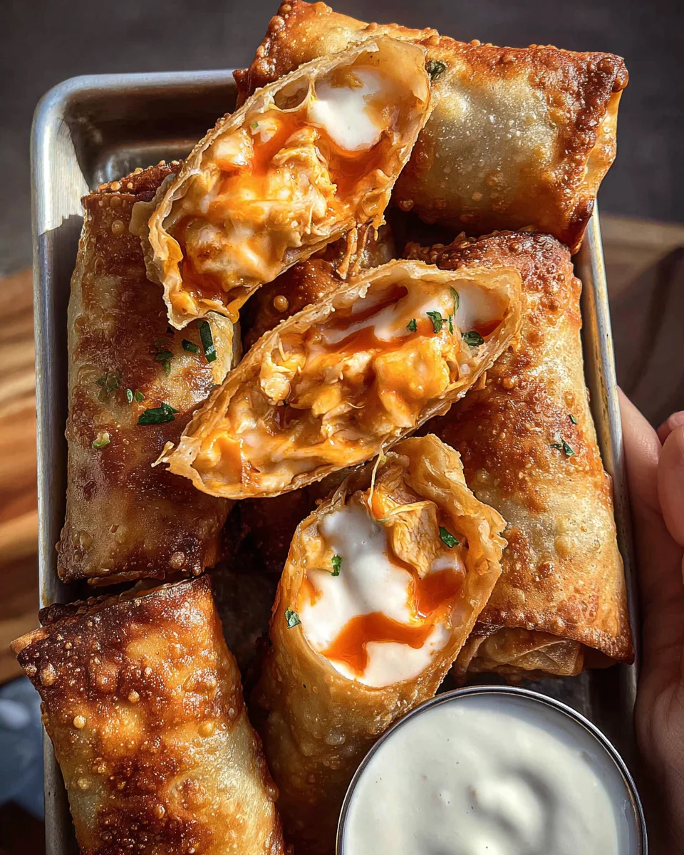 Buffalo Chicken Egg Rolls 16 Buffalo