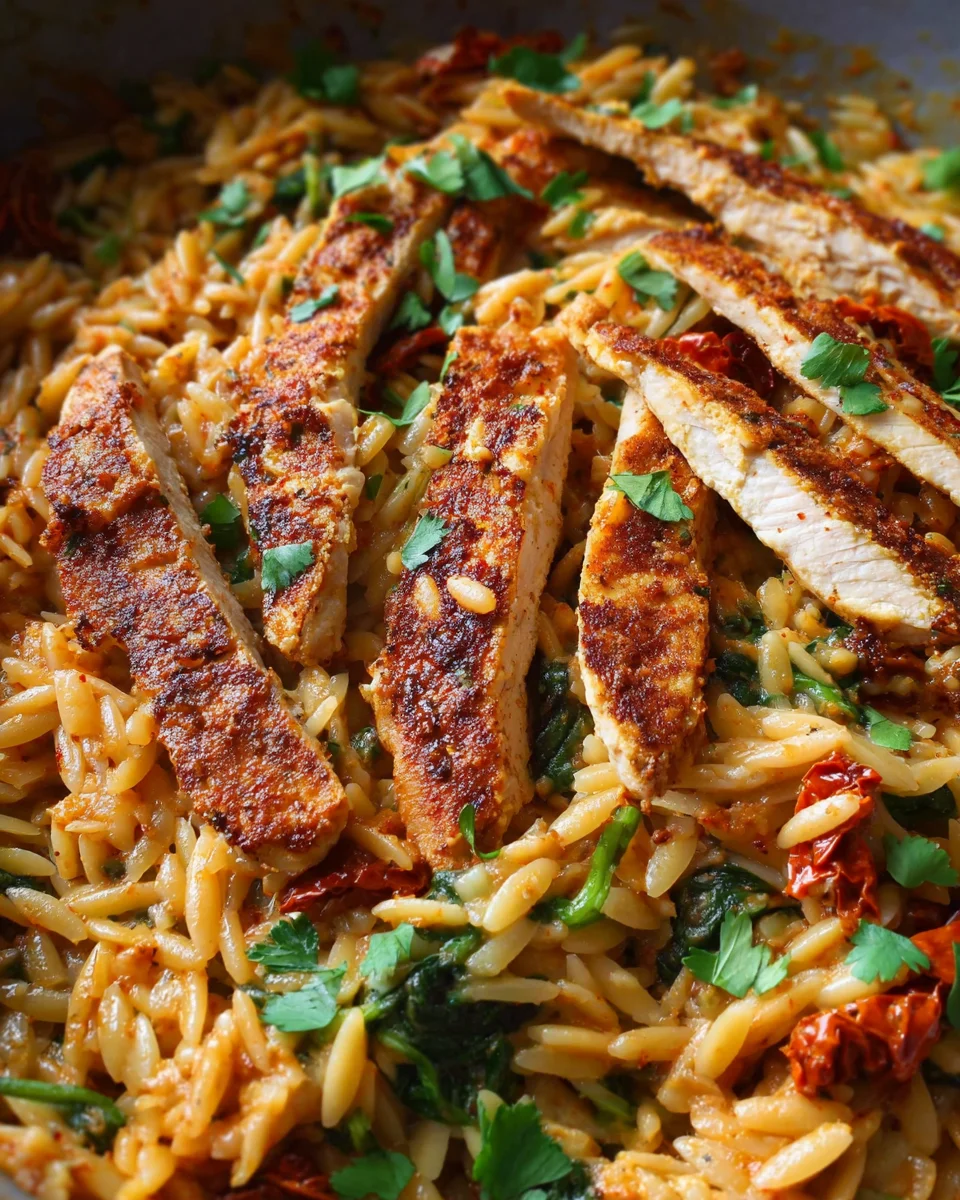 Cajun Chicken Orzo