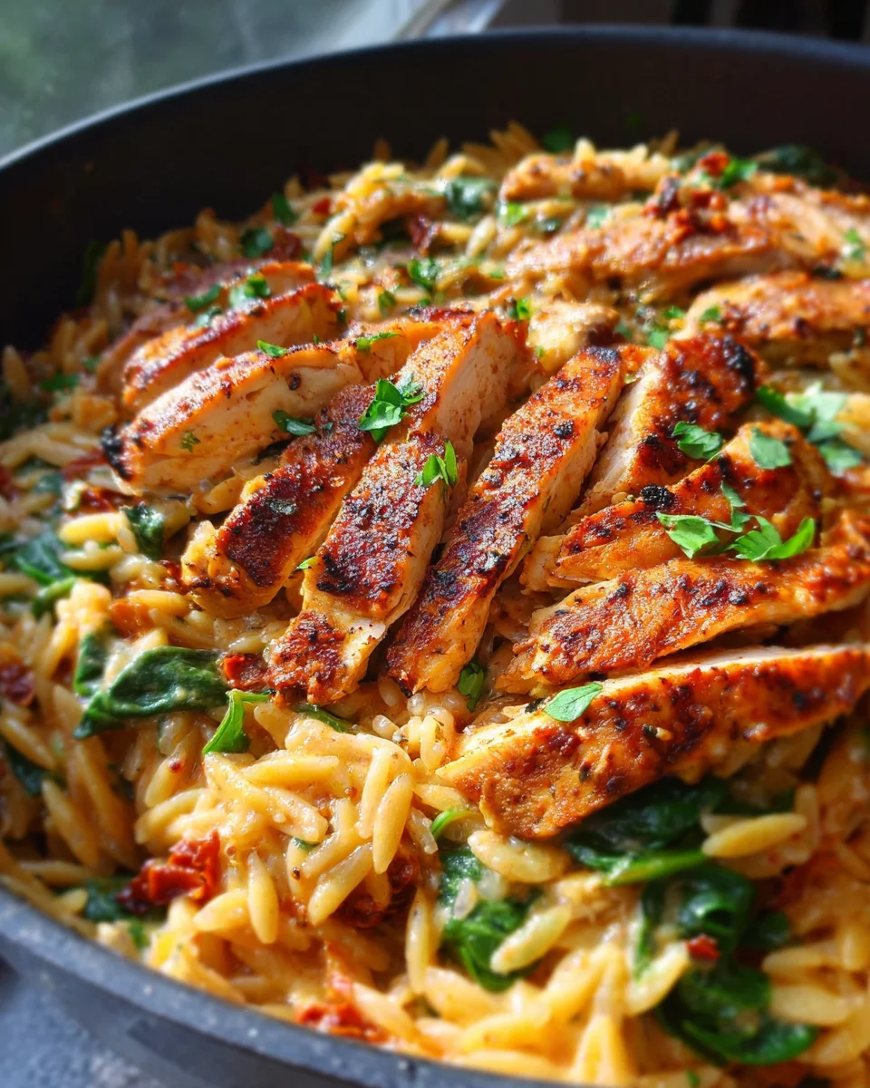 Cajun Chicken Orzo 22 Cajun