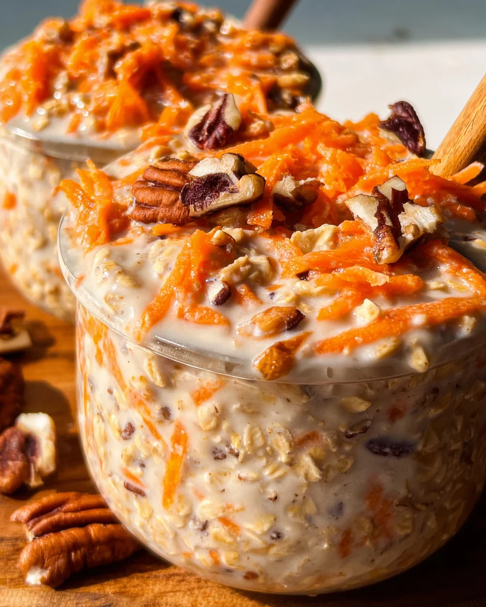 Carrot Cake Overnight Oats