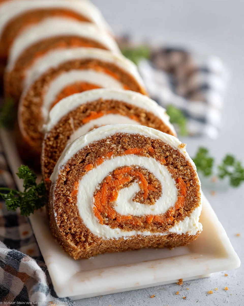 Carrot Cake Roll