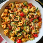Cheese Tortellini with Summer Veggies