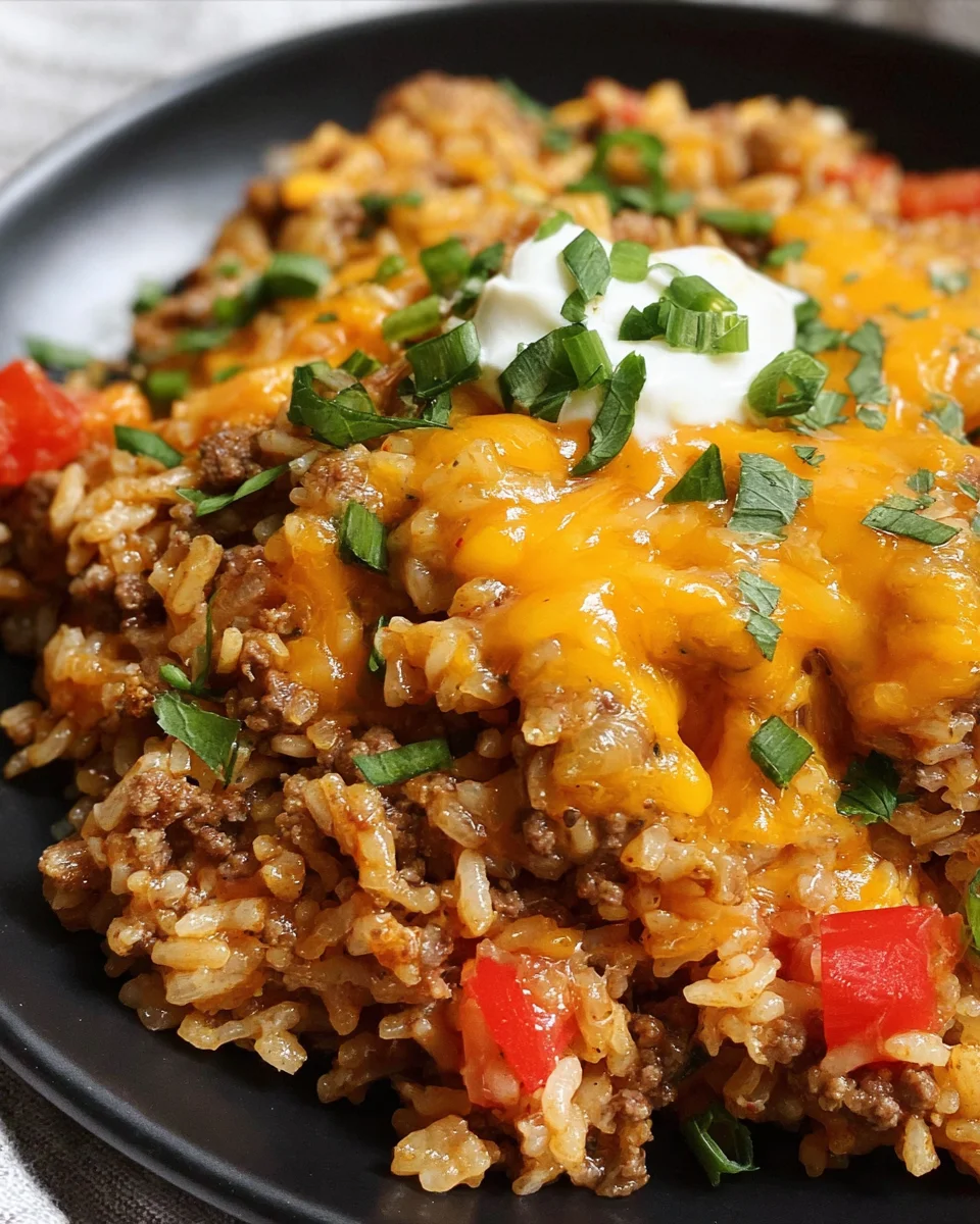 Cheesy Taco Rice Recipe 21 Cheesy